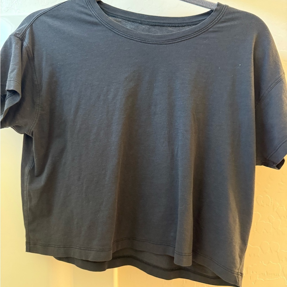 Black Lululemon Cates Tshirt